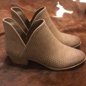 Madden girl, tan, booties